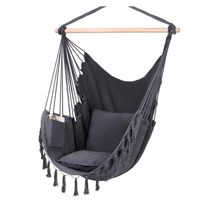 Outdoor Cotton Hammock Chair for Garden and Balcony