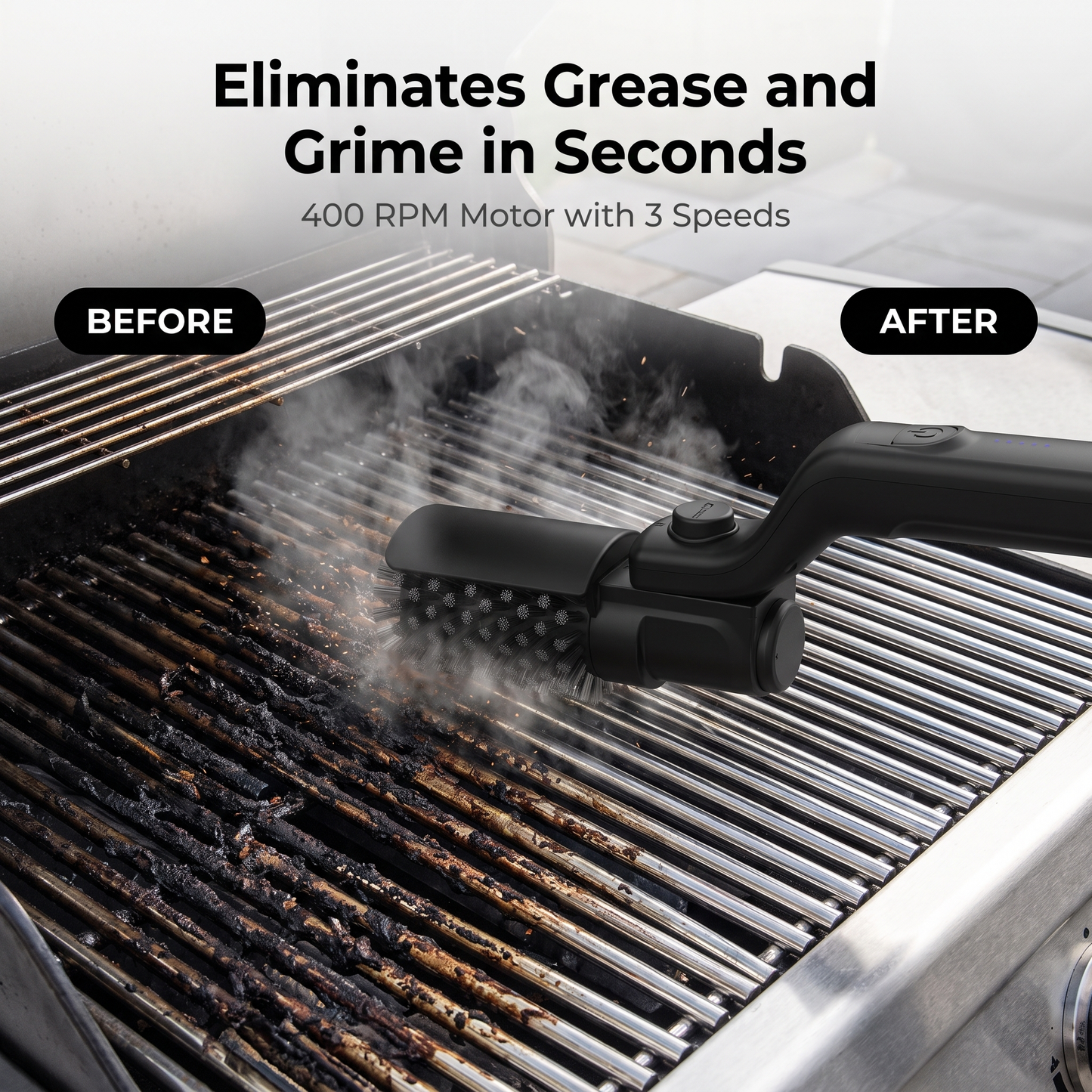 Electric BBQ Grill Brush Cleaner